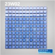 23W02 游泳池马赛克 蓝色结晶釉面